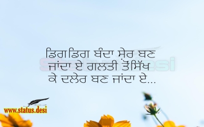 Galti punjabi status background